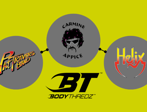 BodyThredz Expands with New Partnerships with Legendary Musicians Pat Travers Band, Carmine Appice, and Helix.