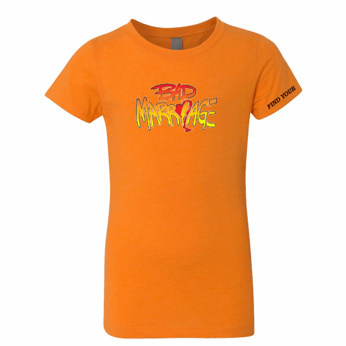 Bad Marriage Girl's T-Shirt - Image 3