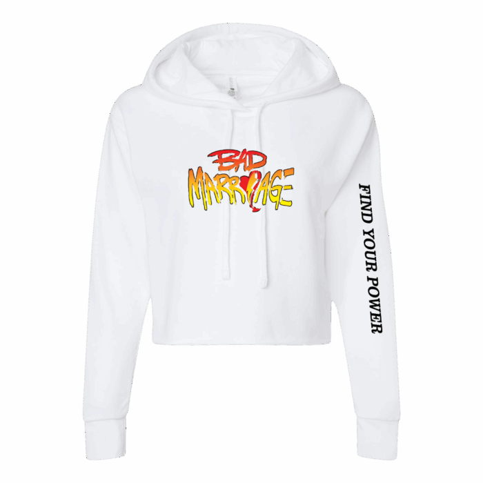 Bad Marriage Women's Crop Tee - Image 3